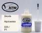 Preview: Skoda, Alpinweiss, 025 / P1: 20ml Lackstift, von ATW Autoteile West.